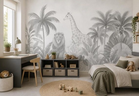 Subtelna-atmosfera-dzikiej-przyrody-z-motywem-zwierzat-i-palm-fototapety-fototapety-do-pokoju-dziecka-1544328788-f4u